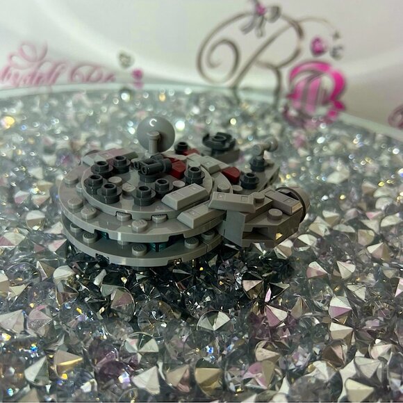 Lego Other - Disney Star Wars Lego millennium falcon mini Gray Miniature Spaceship Toy